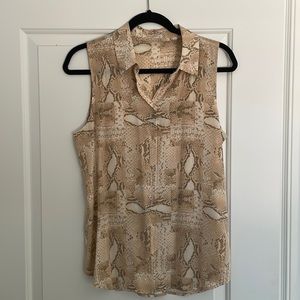 Equipment Silk Sleeveless Blouse